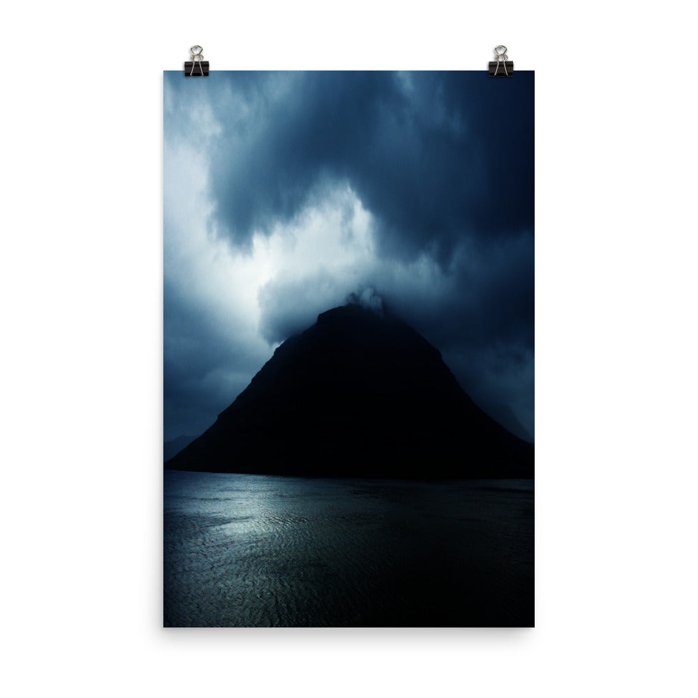 black island | each faeroe island has its own personal cloud cap.
