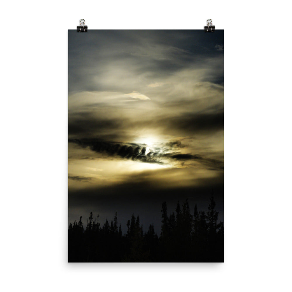 fairbanks | alaska. there's a forest at the bottom.