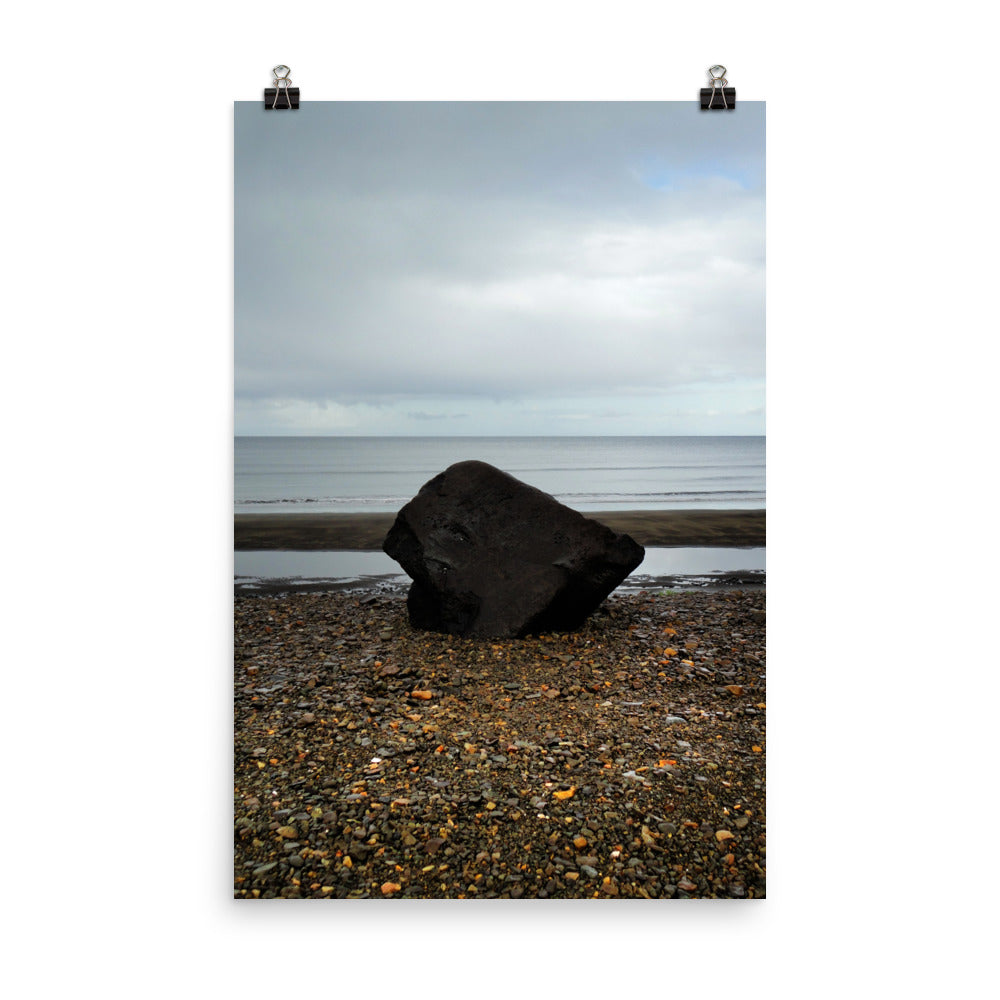 rock | iceland. just a rock. but it's older than humanity. so it must have something to say by now. it can be said on your wall.