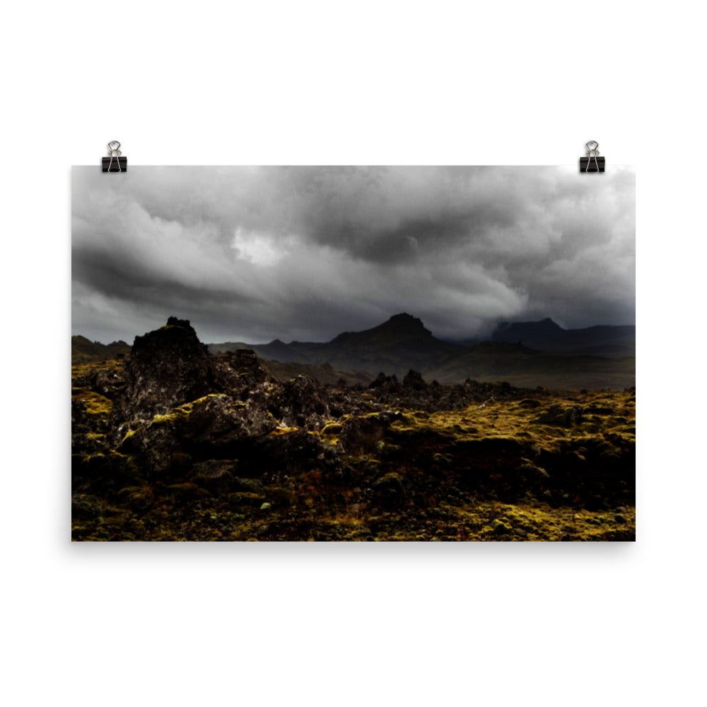 snaefells | iceland lava fields.