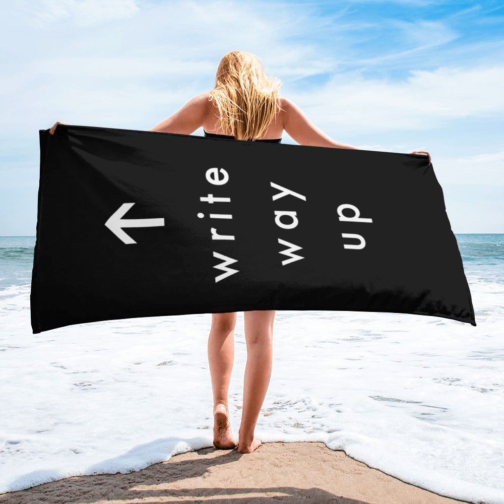 write way up ||beach towels