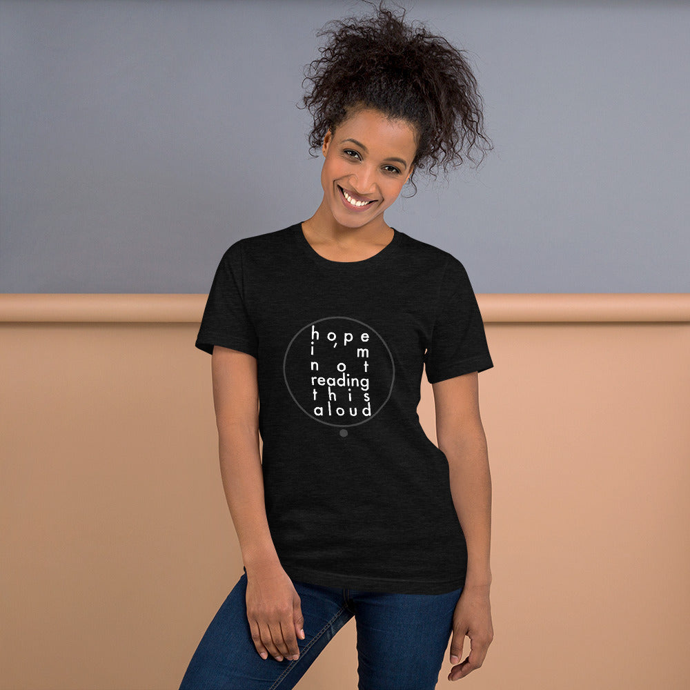 reading aloud | hopefully, not at this spacing.
