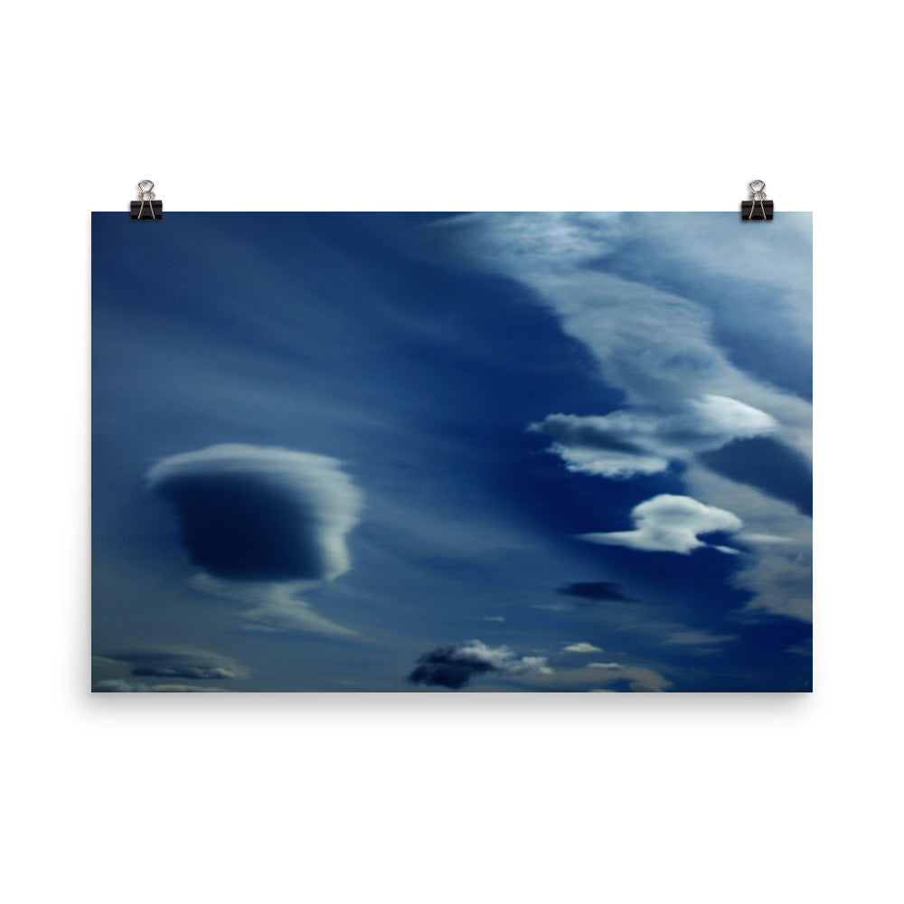 cloud fuzz | Perito Moreno glacier is under this.