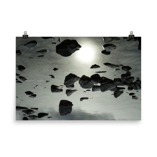 skyward stones | New Zealand. Anti gravity? or just upside down.