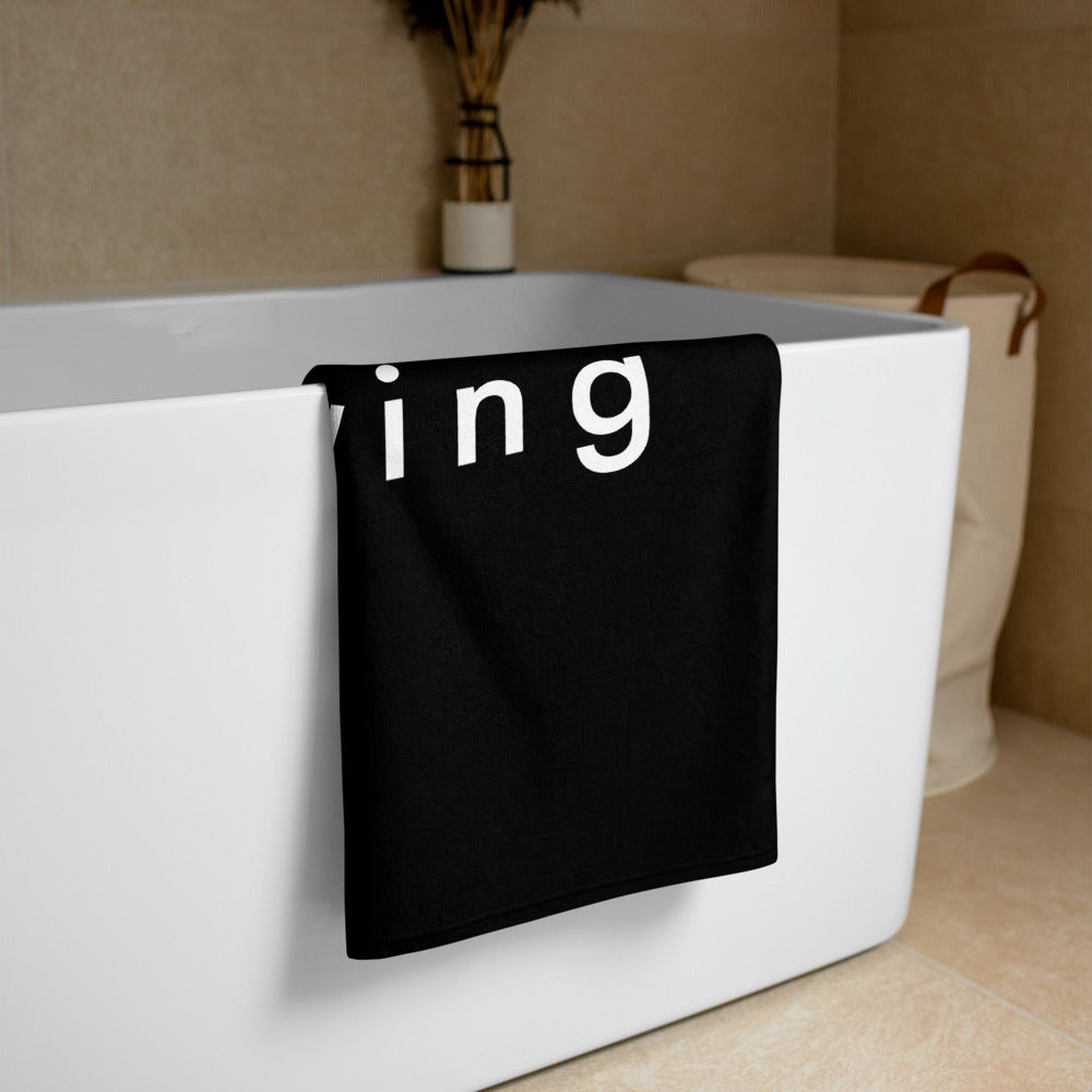 lying | Beach Towel