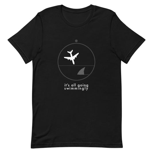 swimmingly plane| Take the plunge and buy this shirt. um. maybe the other way 'round