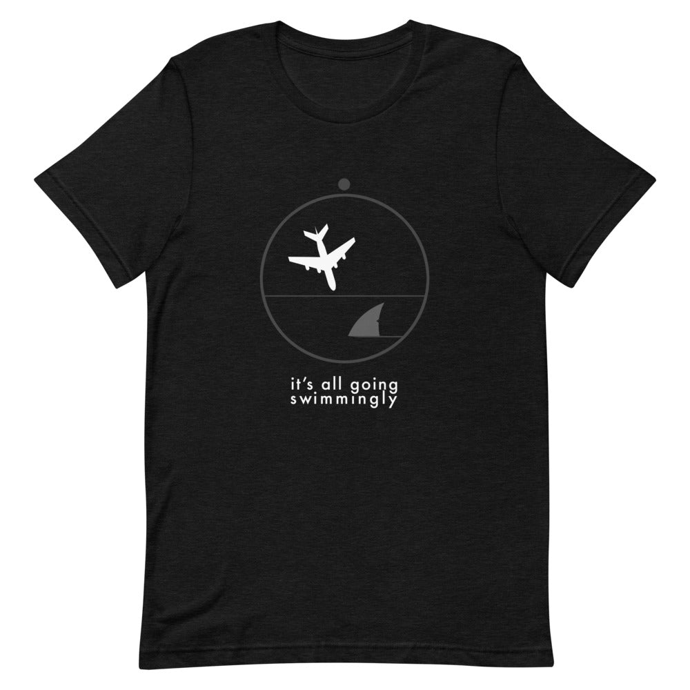 swimmingly plane| Take the plunge and buy this shirt. um. maybe the other way 'round