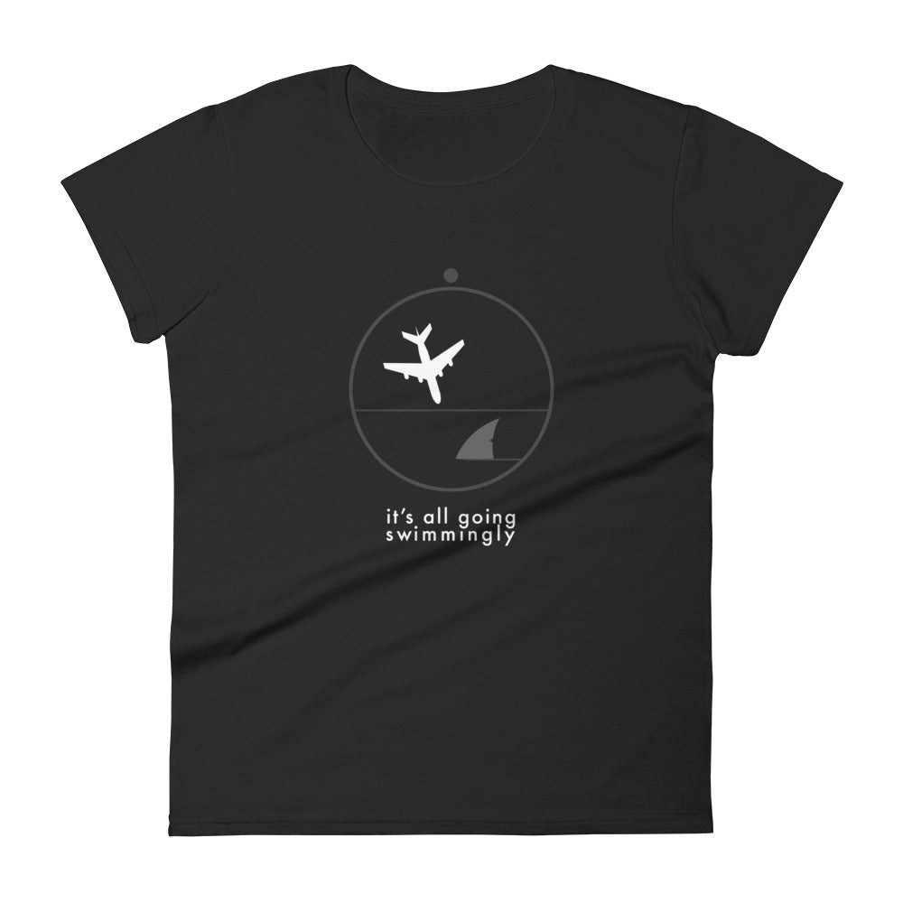 swimmingly plane |  Take the plunge and buy this shirt. um. maybe the other way 'round